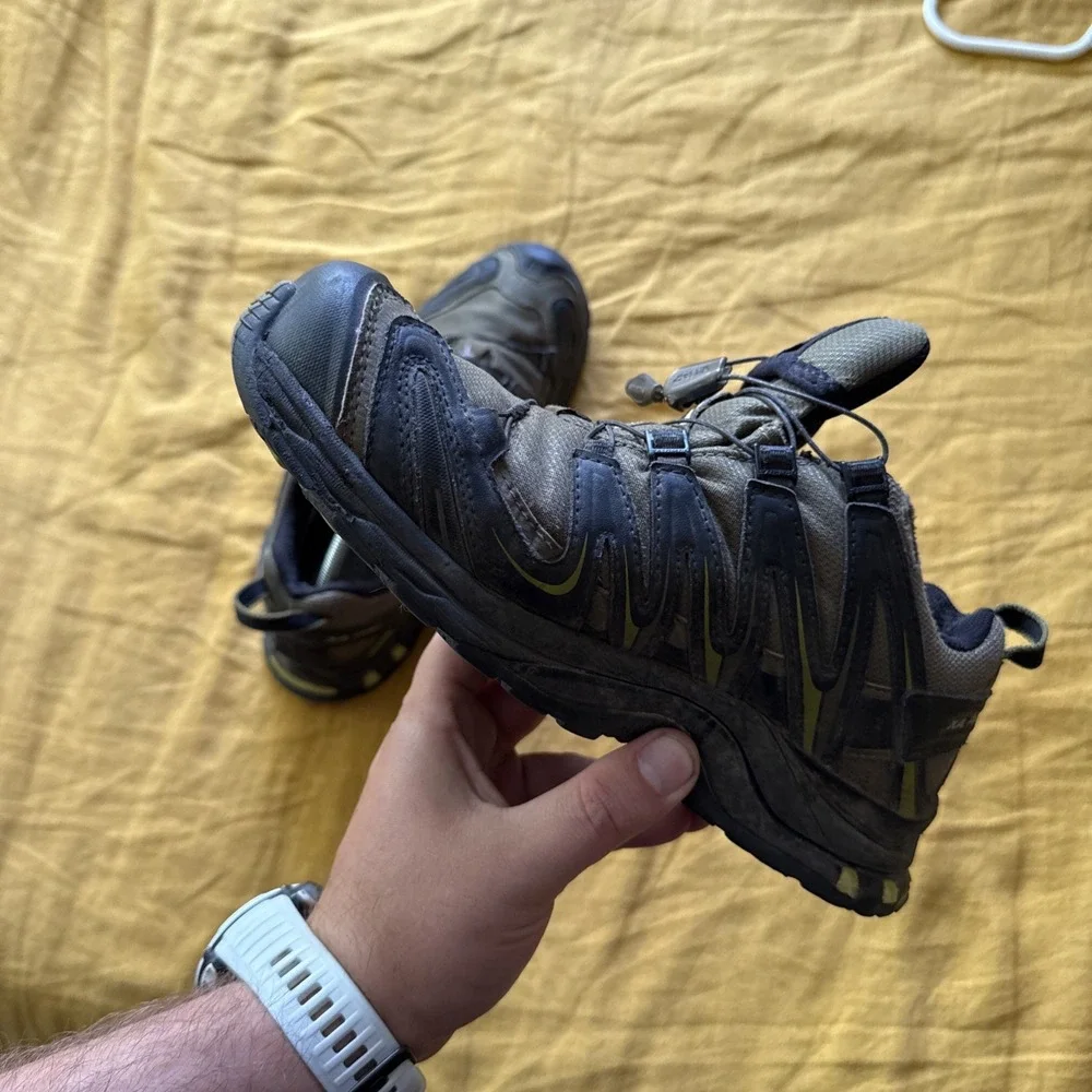 Salomon‎ XA Pro 3D Chassis Men Size 7 Green Well Loved But Solid